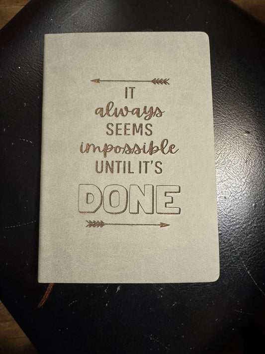"Impossible" Leather Journal