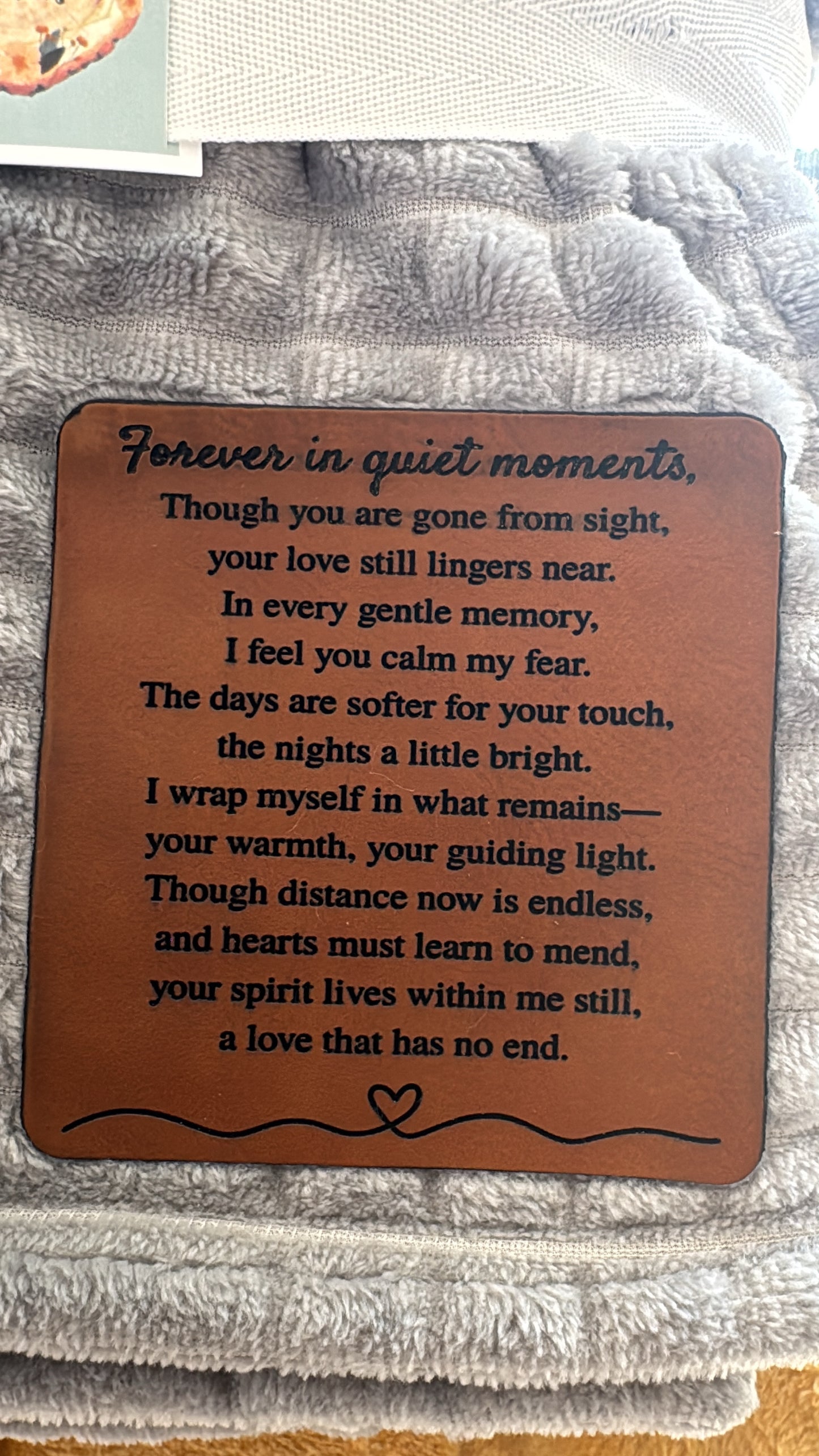 Quiet moments throw blanket