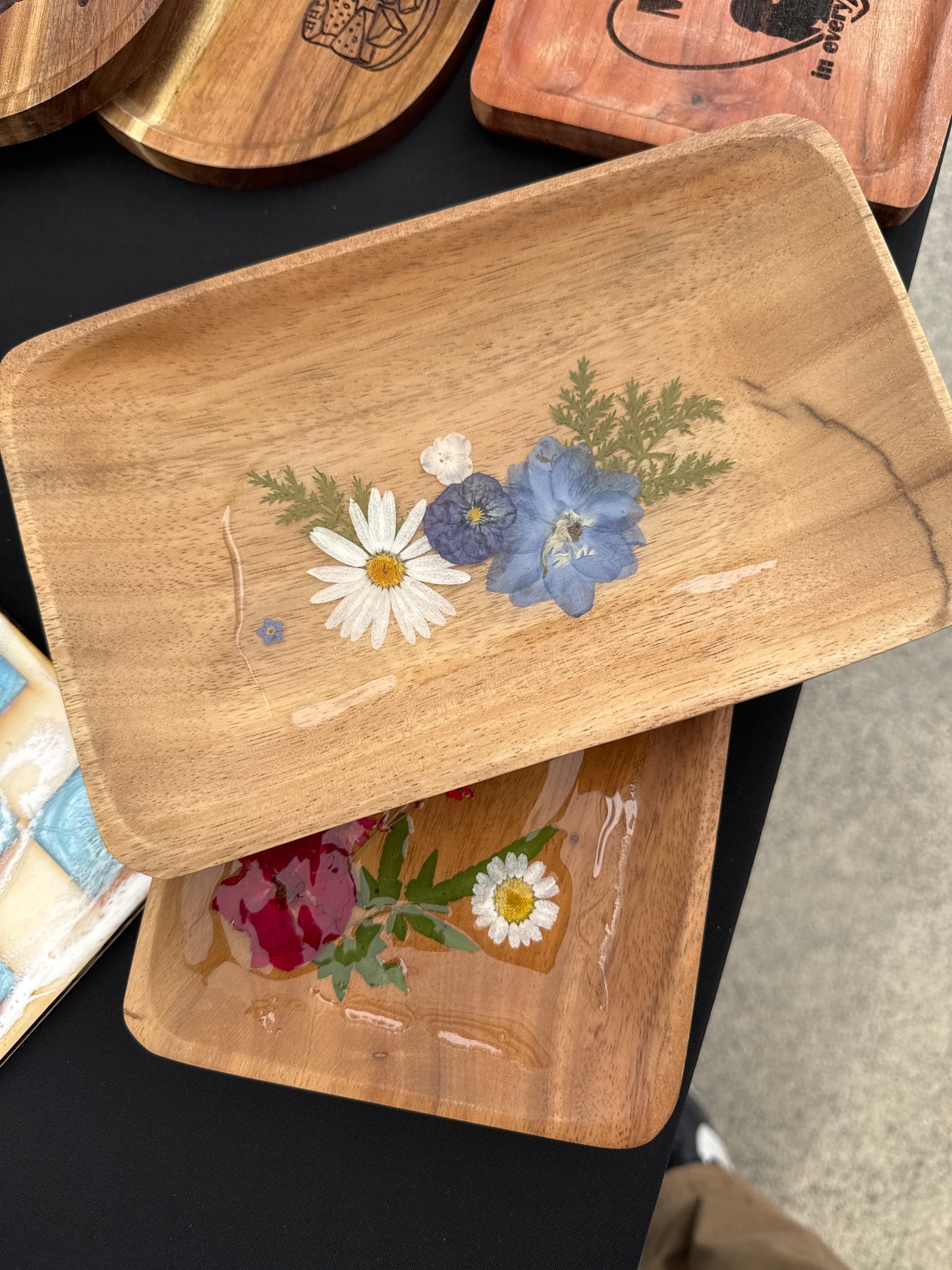Rectangle Floral Valet