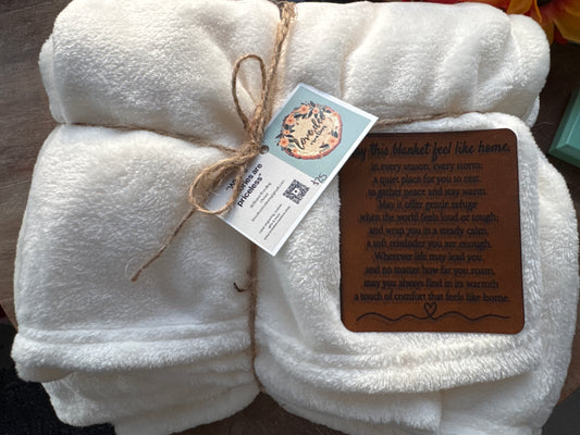 Feel like home throw blanket