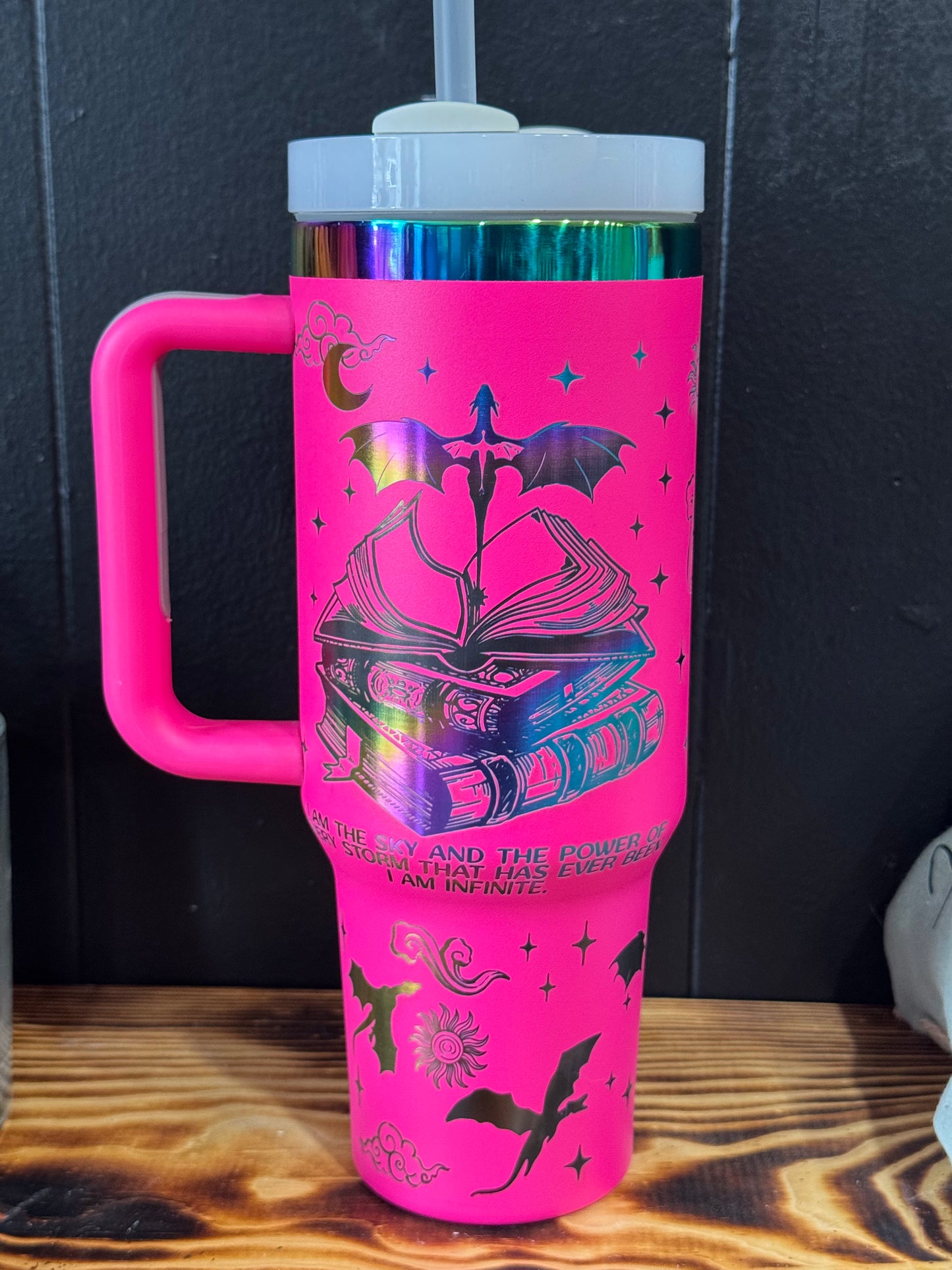 (Rainbow) BASGIATH War College tumbler 40 oz
