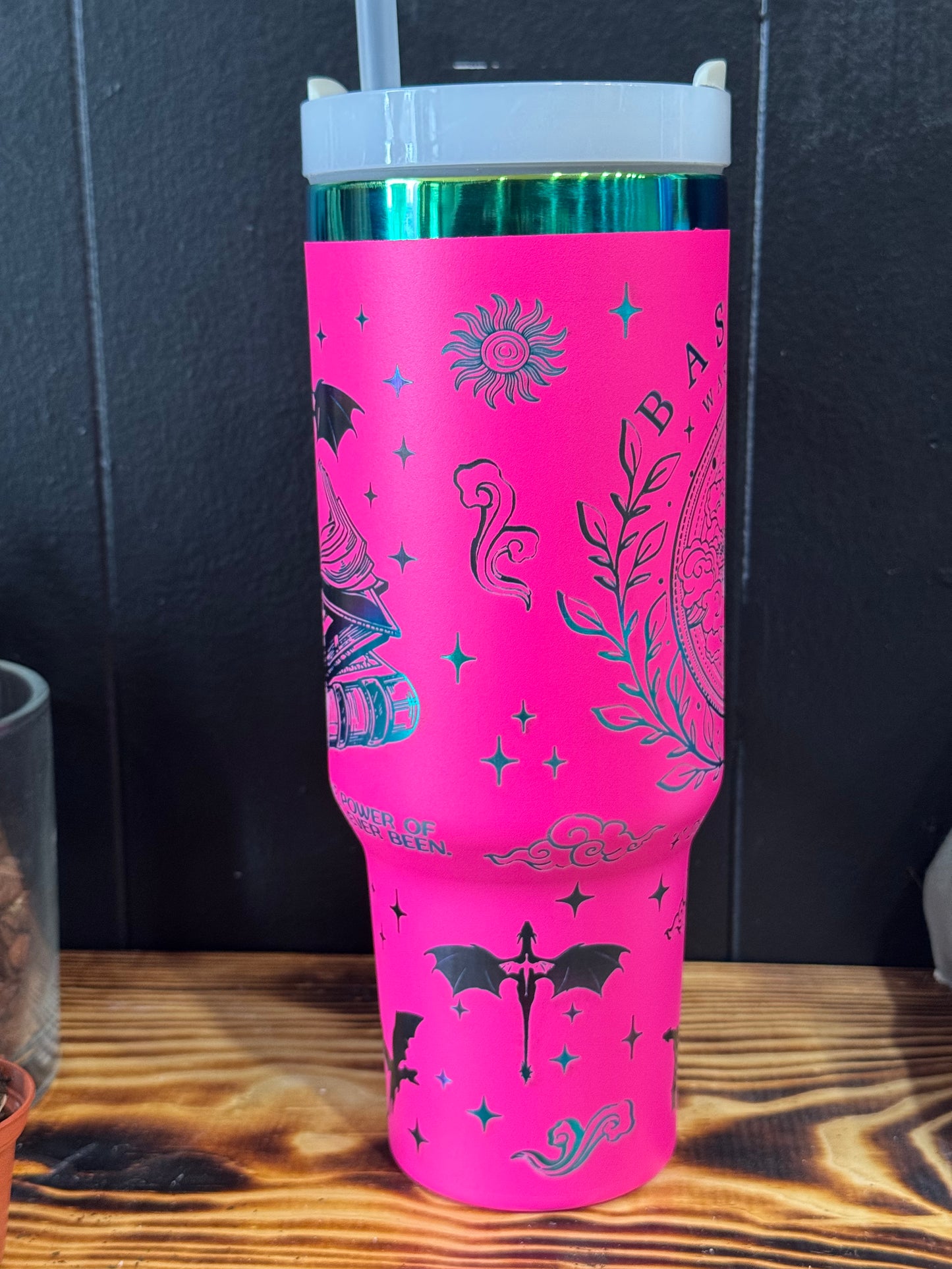 (Rainbow) BASGIATH War College tumbler 40 oz