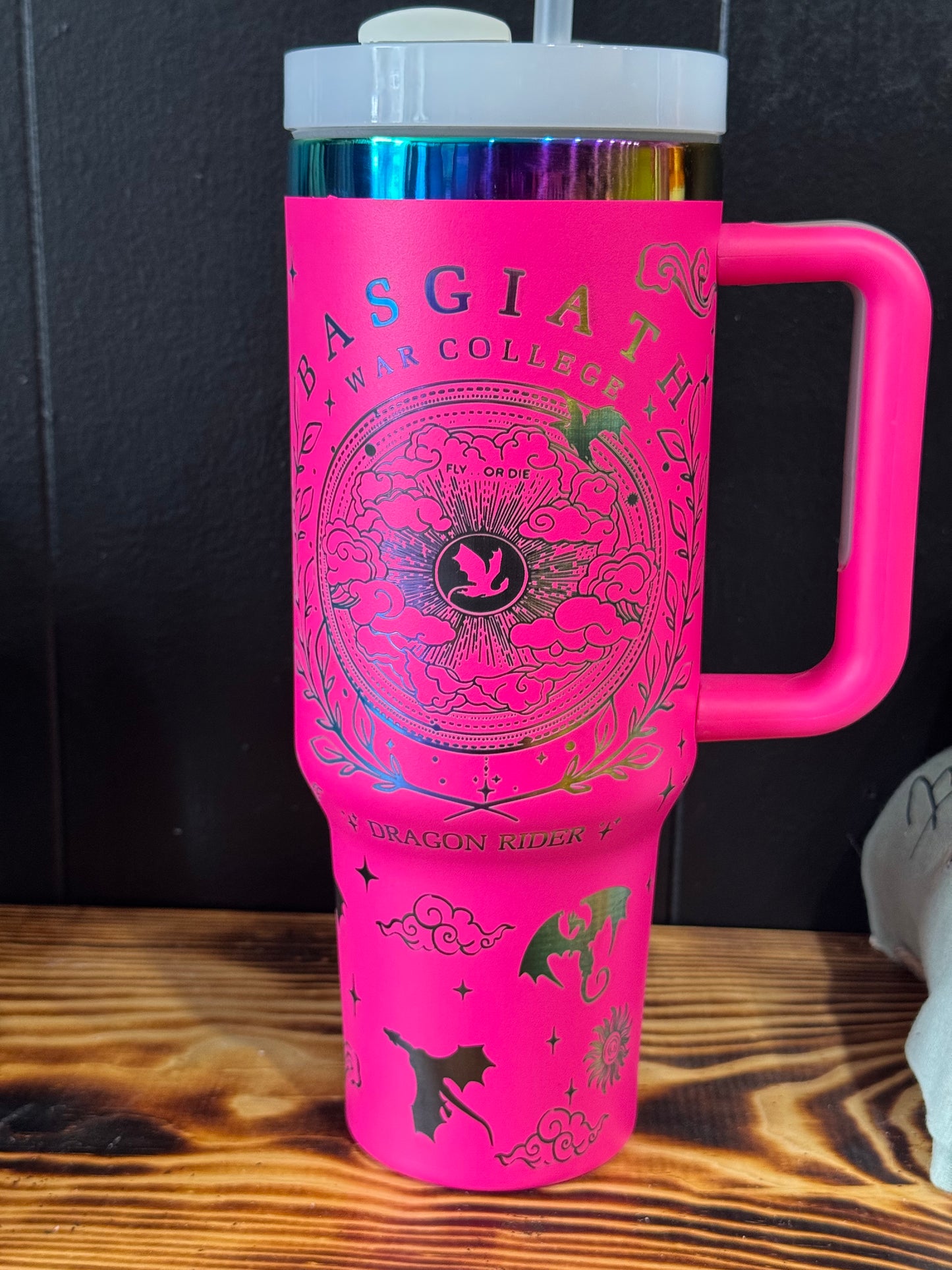 (Rainbow) BASGIATH War College tumbler 40 oz