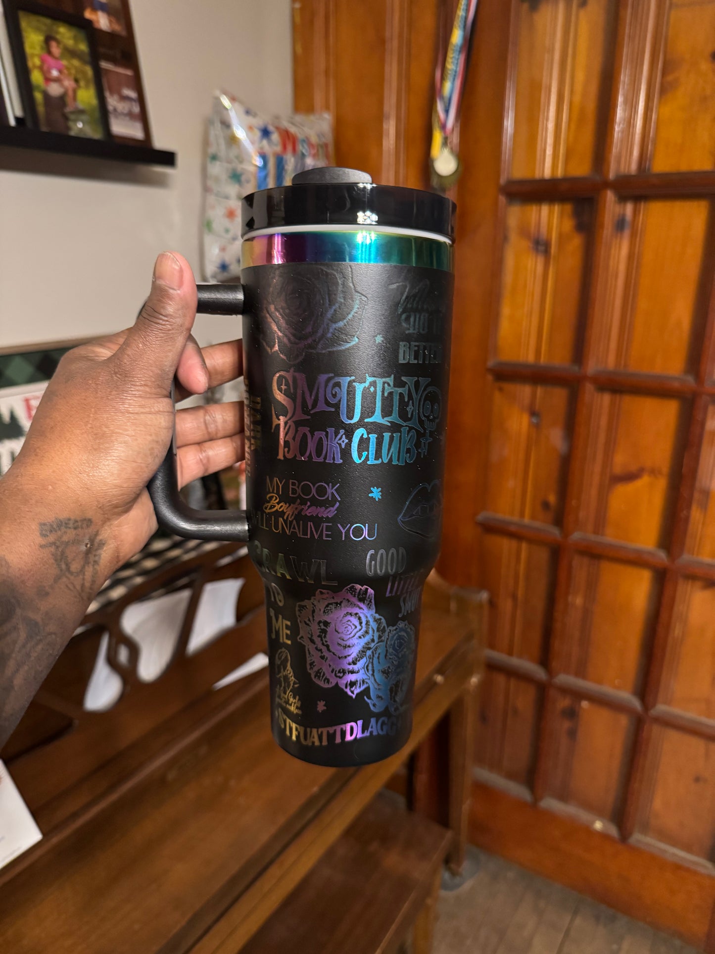 (Rainbow) SMUT lover tumbler 40 oz