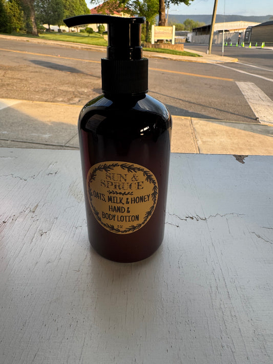 Oats, Milk & Honey Handmade Lotion (Sun & Spruce Soaps)