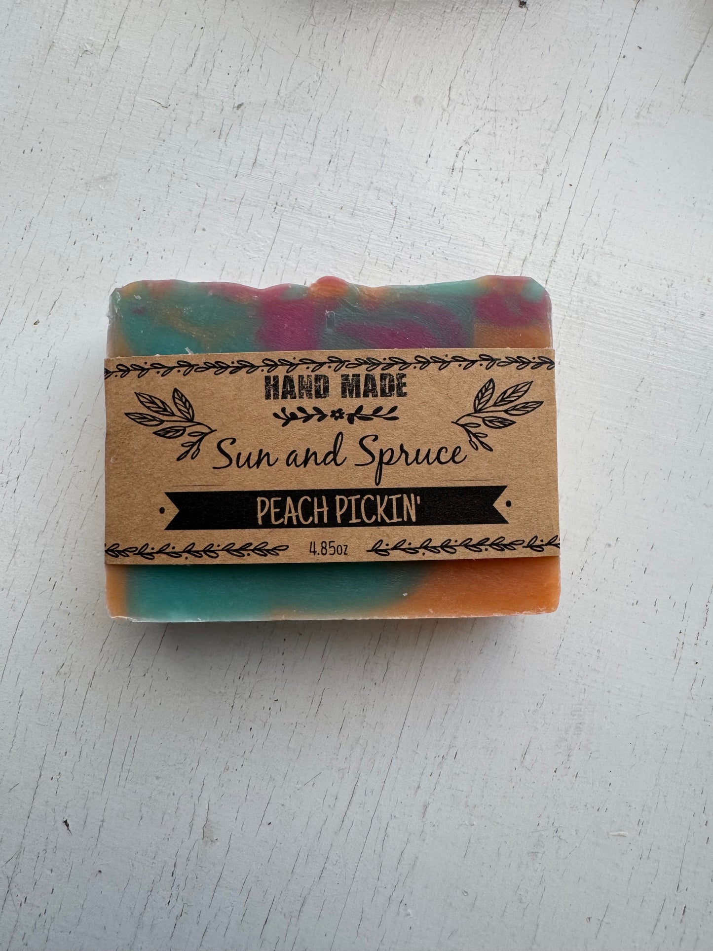 Peach Pickin' Handmade Soap (Sun & Spruce Soaps)