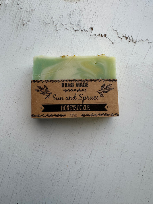 Honeysuckle Handmade Soap (Sun & Spruce Soaps)