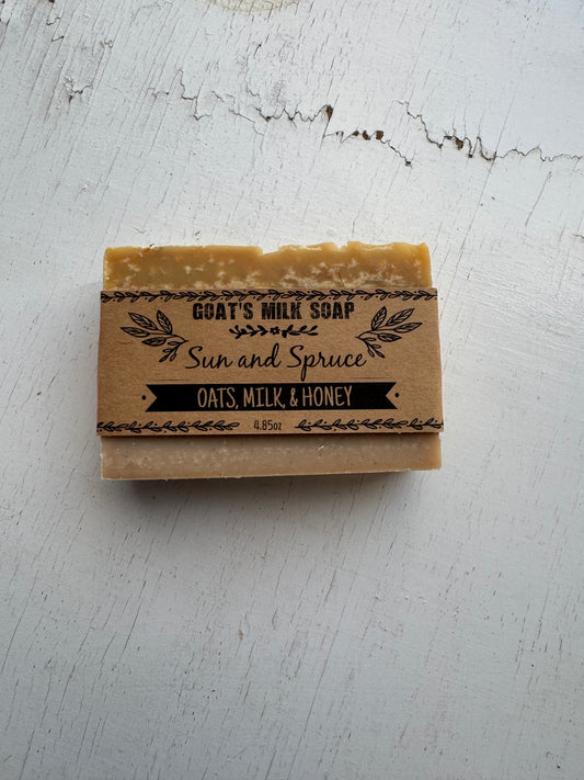 Oats, Milk & Honey Handmade Soap (Sun & Spruce Soaps)