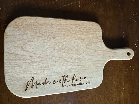 Mini-Made with Love cutting board
