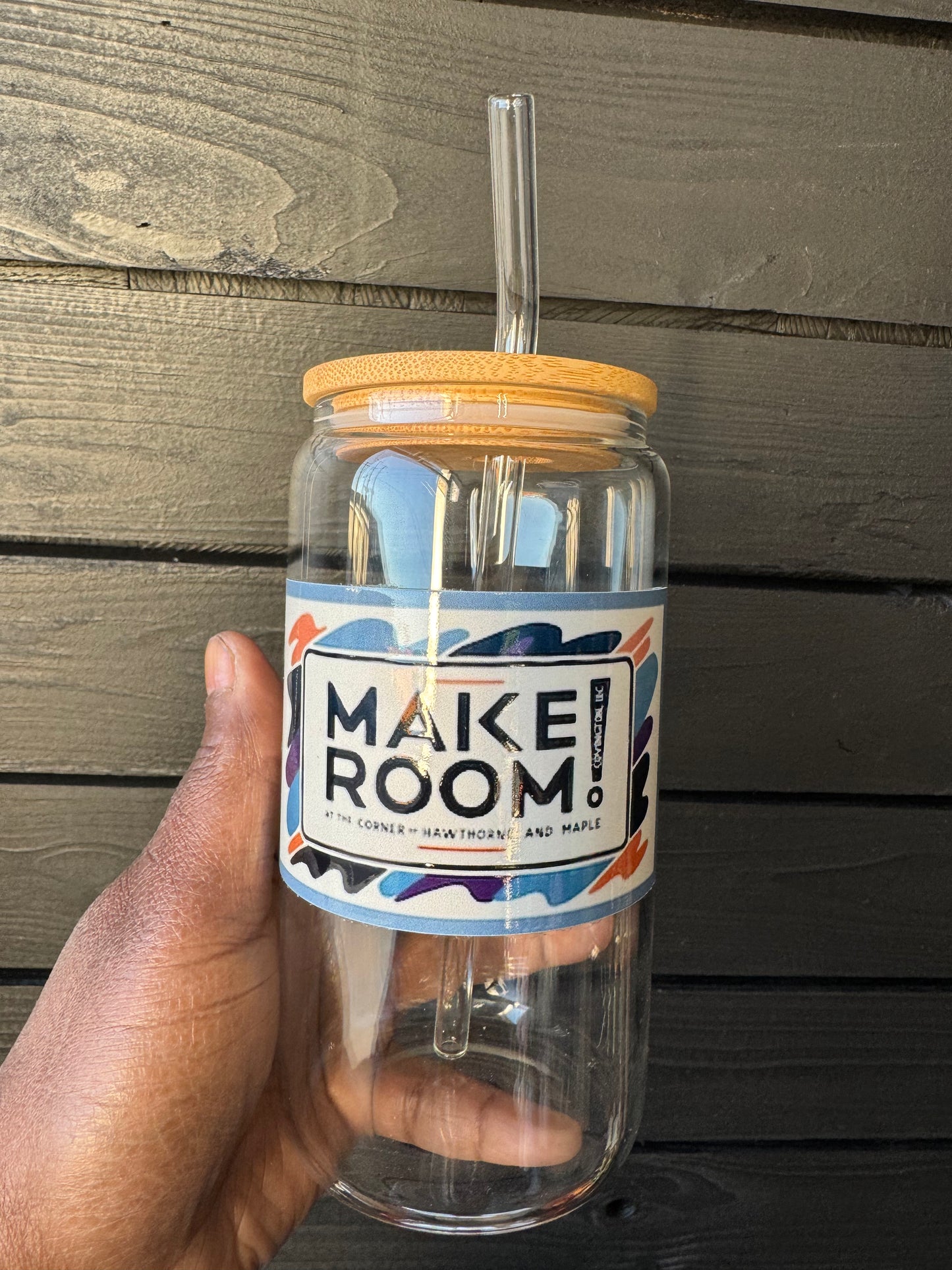 Leigh Woodward-Glass Make-Room! Tumbler