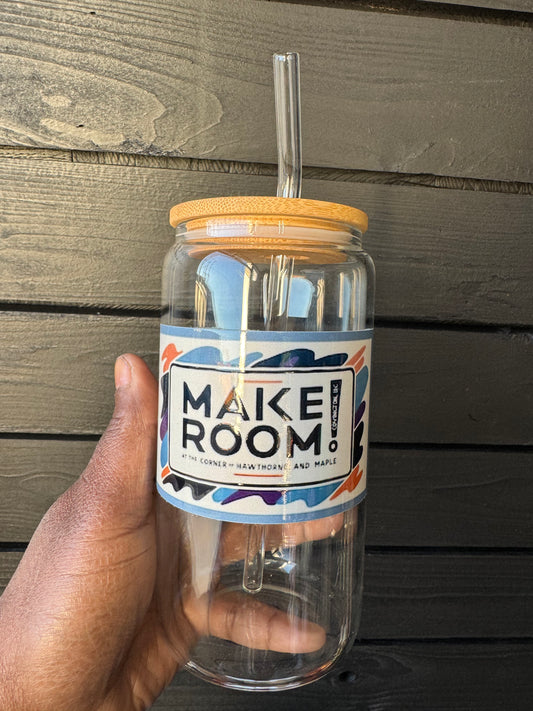 Leigh Woodward-Glass Make-Room! Tumbler
