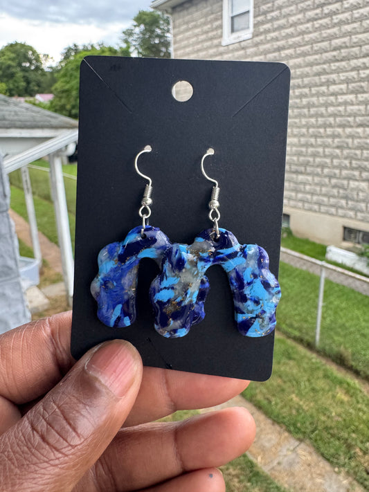 “Roar & Glory” clay earrings