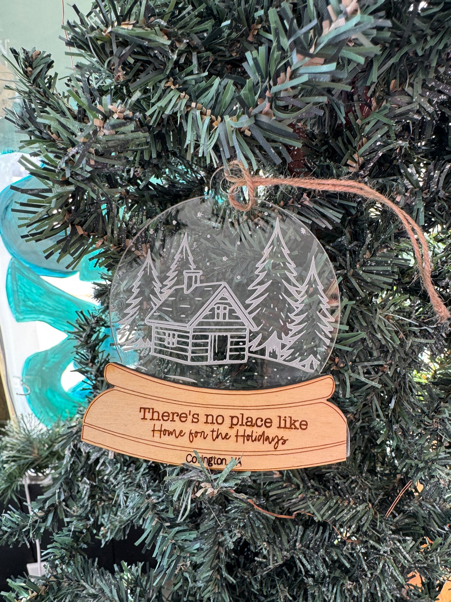 No place like home snow globe Ornaments