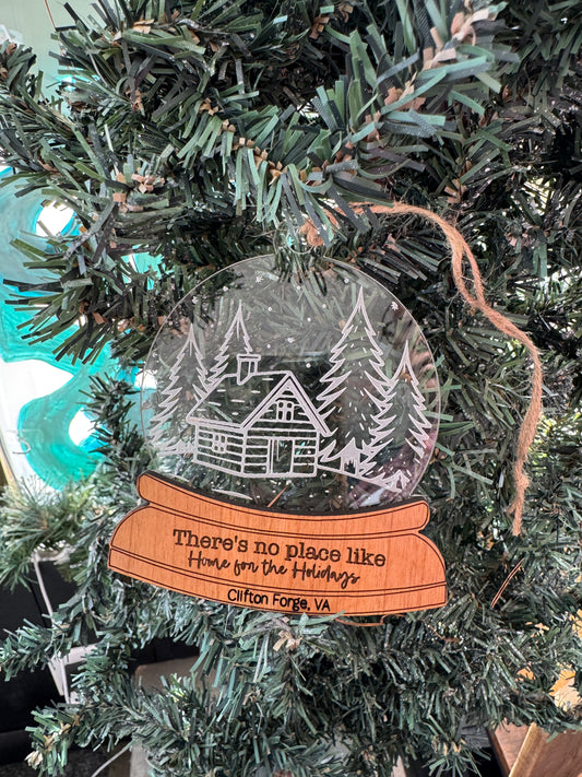 No place like home snow globe Ornaments
