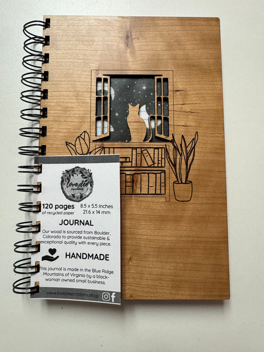 Cat Wood cover journal
