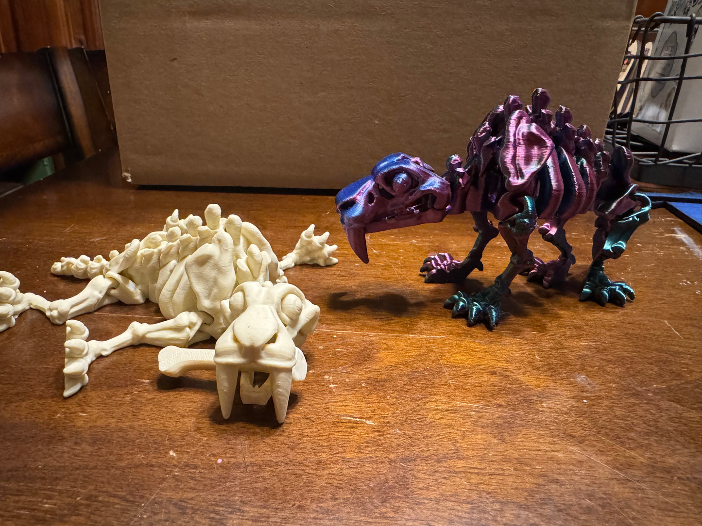 3D Printed Flexible Articulate Dinosaurs (Large) Multi Color