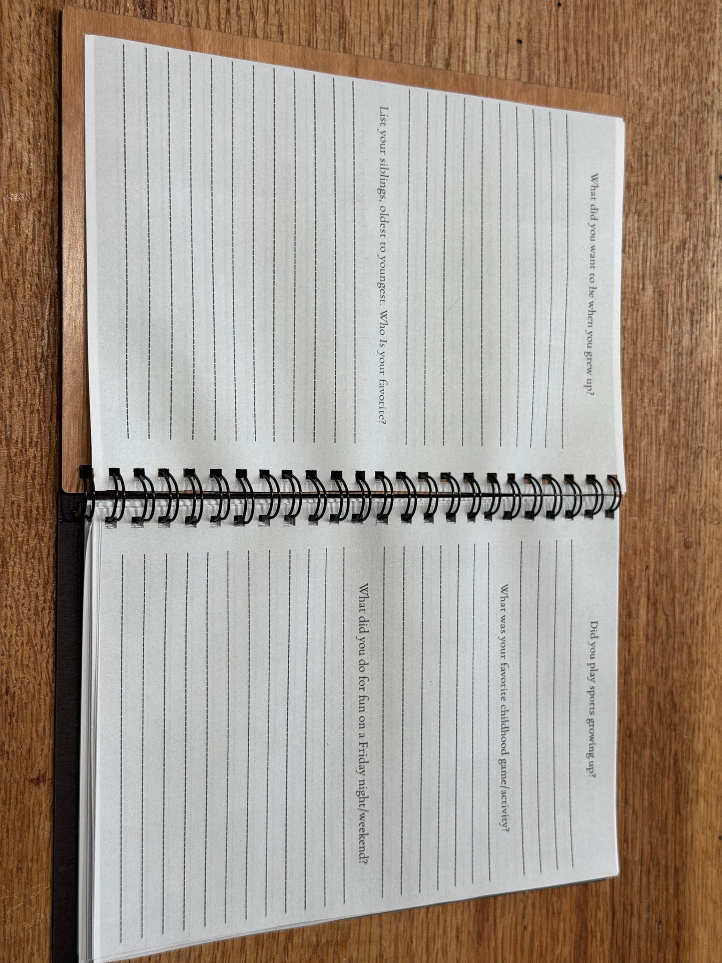 Tell me your story journal