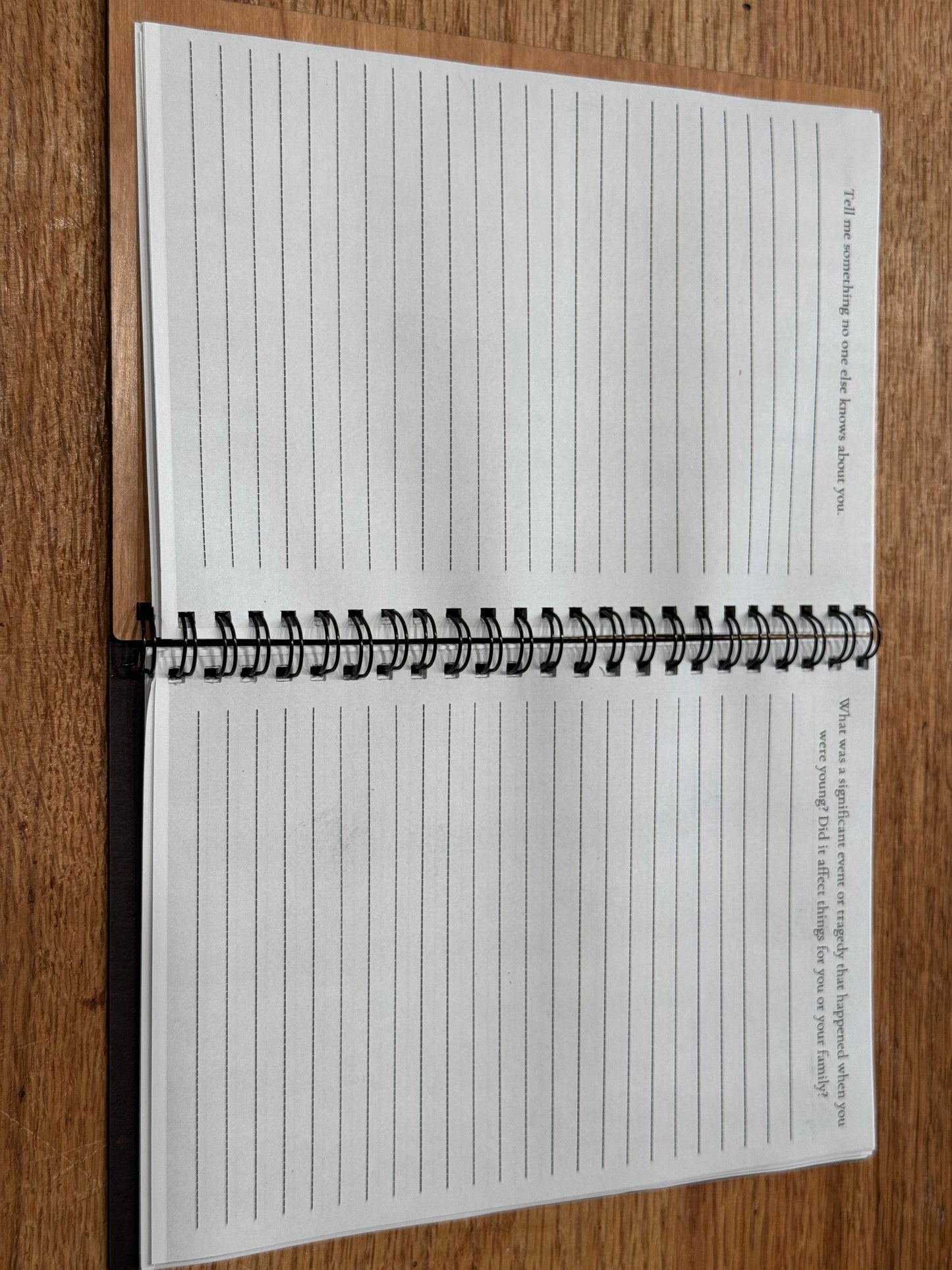 Tell me your story journal