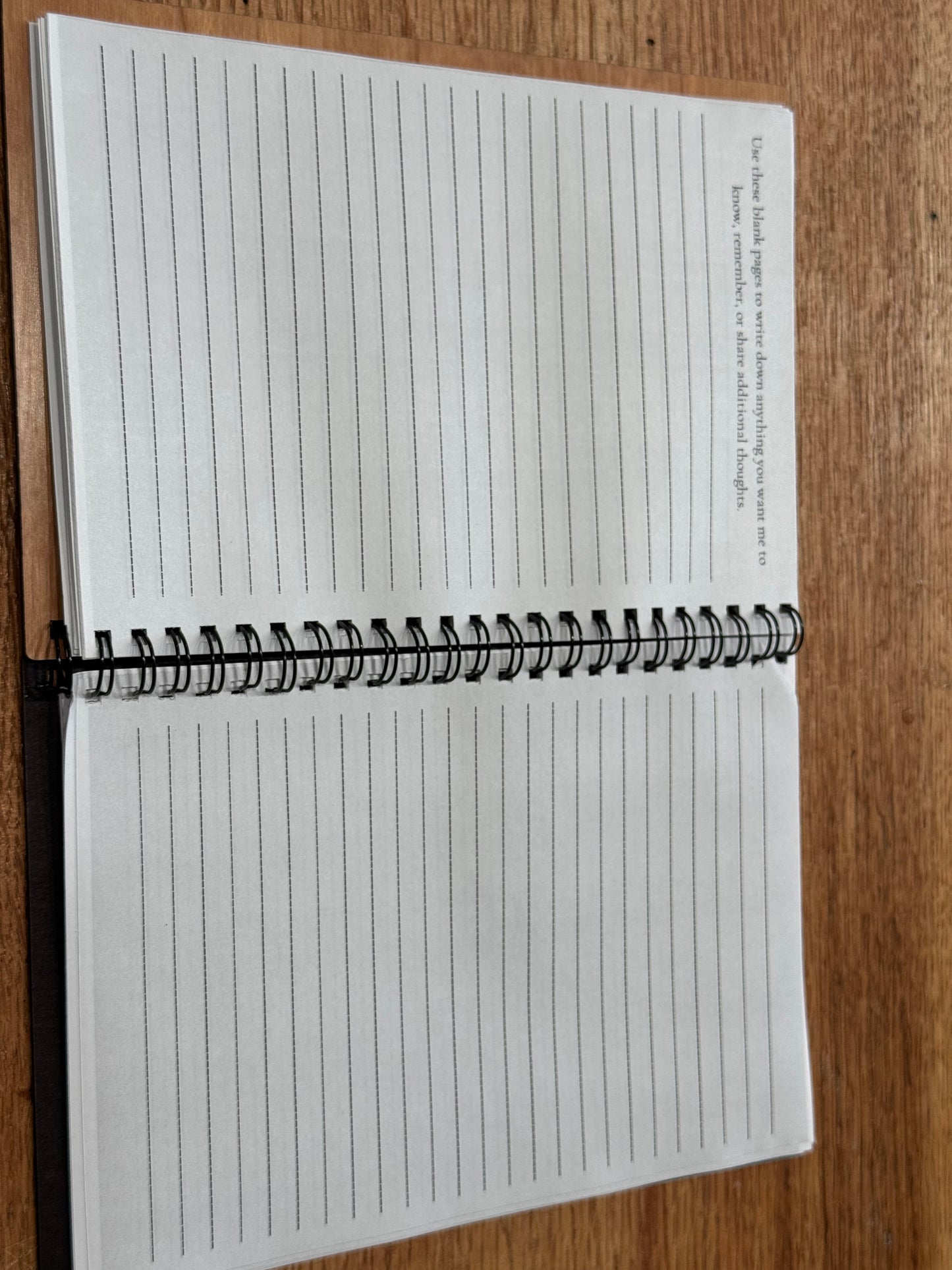 Tell me your story journal