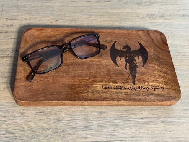 Unbreakable. Unyielding. Yours.--Violet Tray