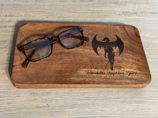 Unbreakable. Unyielding. Yours.--Violet Tray