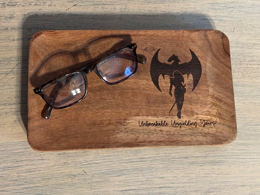Unbreakable. Unyielding. Yours.--Violet Tray