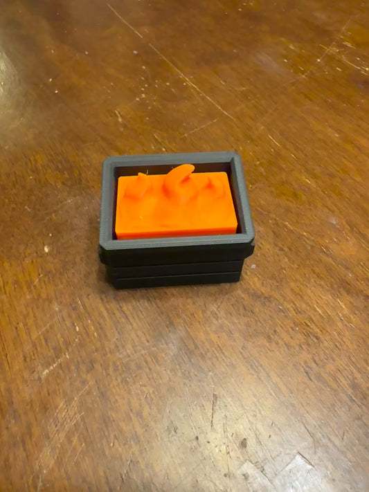 Dumpster Fire Clicker-3D Printed