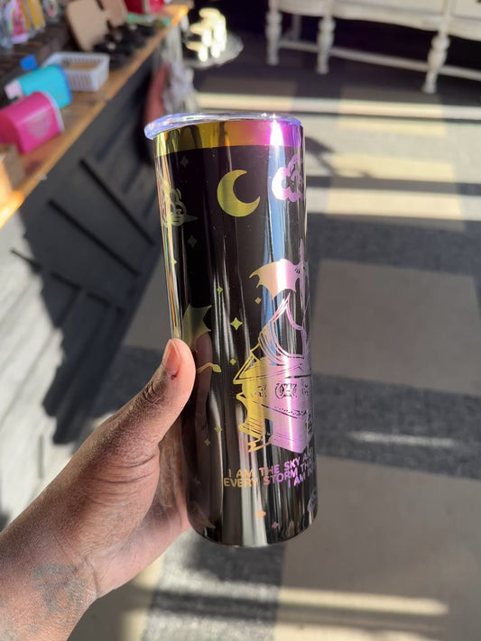 Violet Quote Tumbler