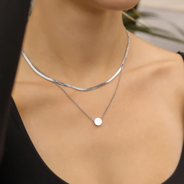 Mini Circle Necklace